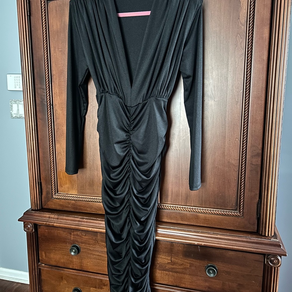 Worn once The most forgiving and comfortable evening dress. So forgiving. Black